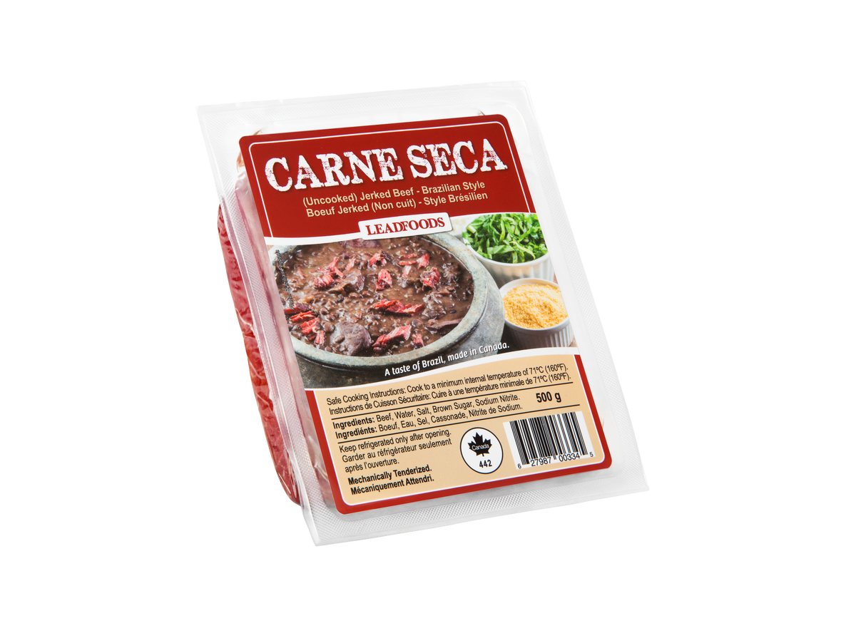 Lead Foods Carne Seca 500g - Salted Dry Beef 17.7 oz