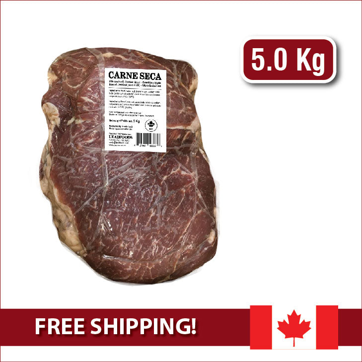 CARNE SECA - (Uncooked) JERKED BEEF / Brazilian Style - 5 Kg BULK